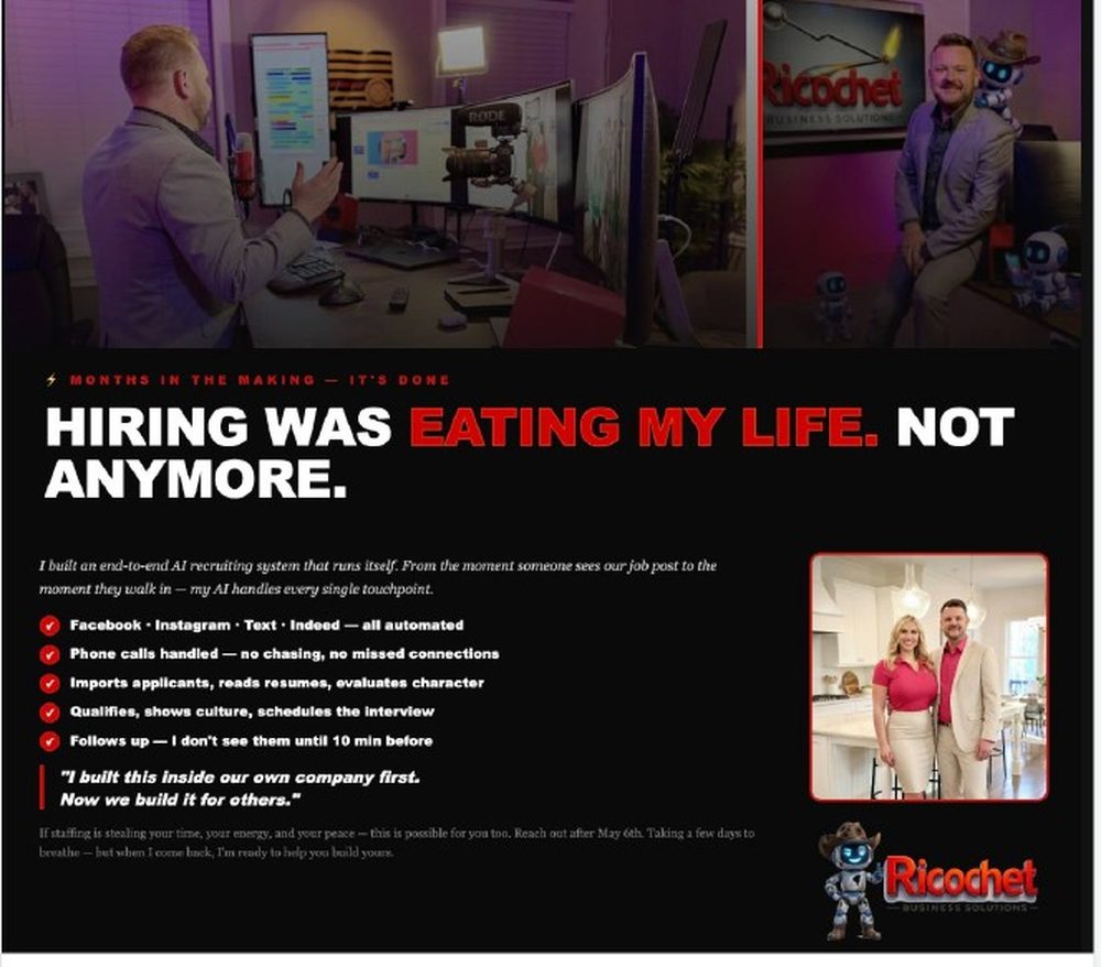 Hiring was eating my life. Not anymore.